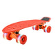 6'' Pp Deck Skateboard - Mini Cruiser Skateboard, Designed For Kids, Teens, And Adults (Red)