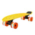 6'' Pp Deck Skateboard - Mini Cruiser Skateboard, Designed For Kids, Teens, And Adults (Yellow)