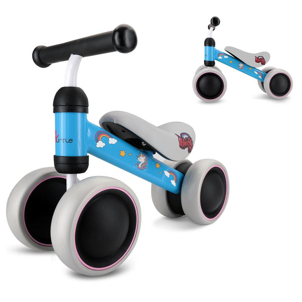 Baby Balance Bike - Cute Toddler Bike For 10-24 Months Kids, No Pedal Design (Cow)