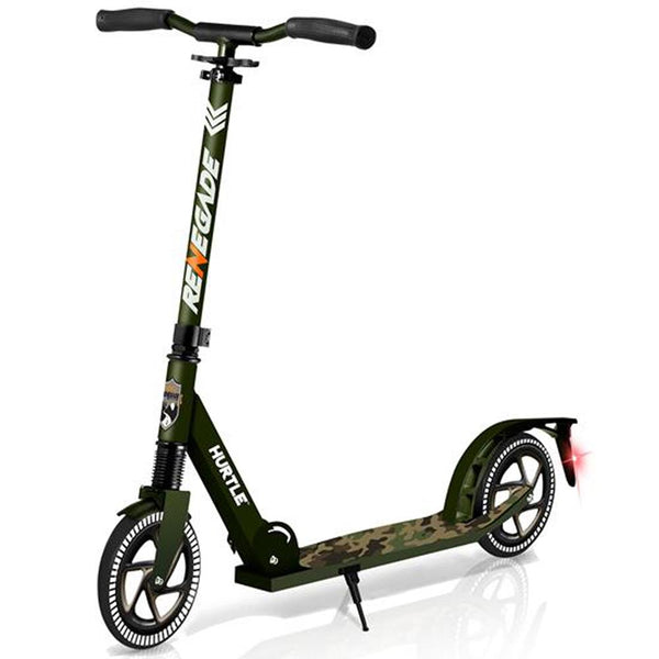 Lightweight And Foldable Kick Scooter - Adjustable Scooter For Teens And Adult, Alloy Deck With High Impact Wheels