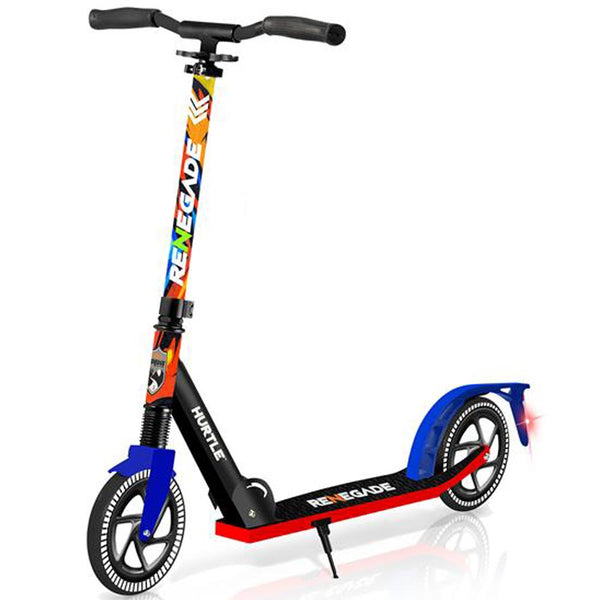 Lightweight And Foldable Kick Scooter - Scooter For Teens And Adult, Alloy Deck With High Impact Wheels (Graffiti)