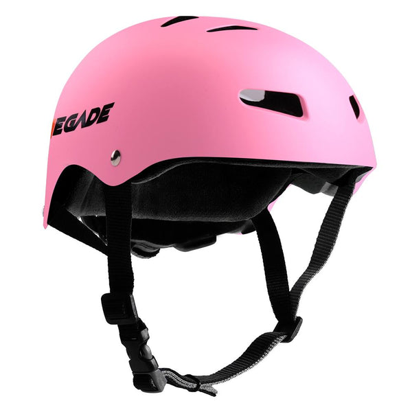 Adjustable Sports Safety Helmet - Dual Certified Cpsc Multi-Sport Impact Protection Helmet For Children And Adults, Includes Travel Bag (Pink)