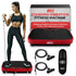 Standing Vibration Fitness Machine - Vibrating Platform Exercise & Workout Trainer With Adjustable Speed (Red)