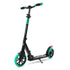 Lightweight And Foldable Kick Scooter - Adjustable Scooter For Kid And Teens , Alloy Deck With High Impact Wheels (Aqua On Black)