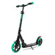 Lightweight And Foldable Kick Scooter - Adjustable Scooter For Kid And Teens , Alloy Deck With High Impact Wheels (Aqua On Black)